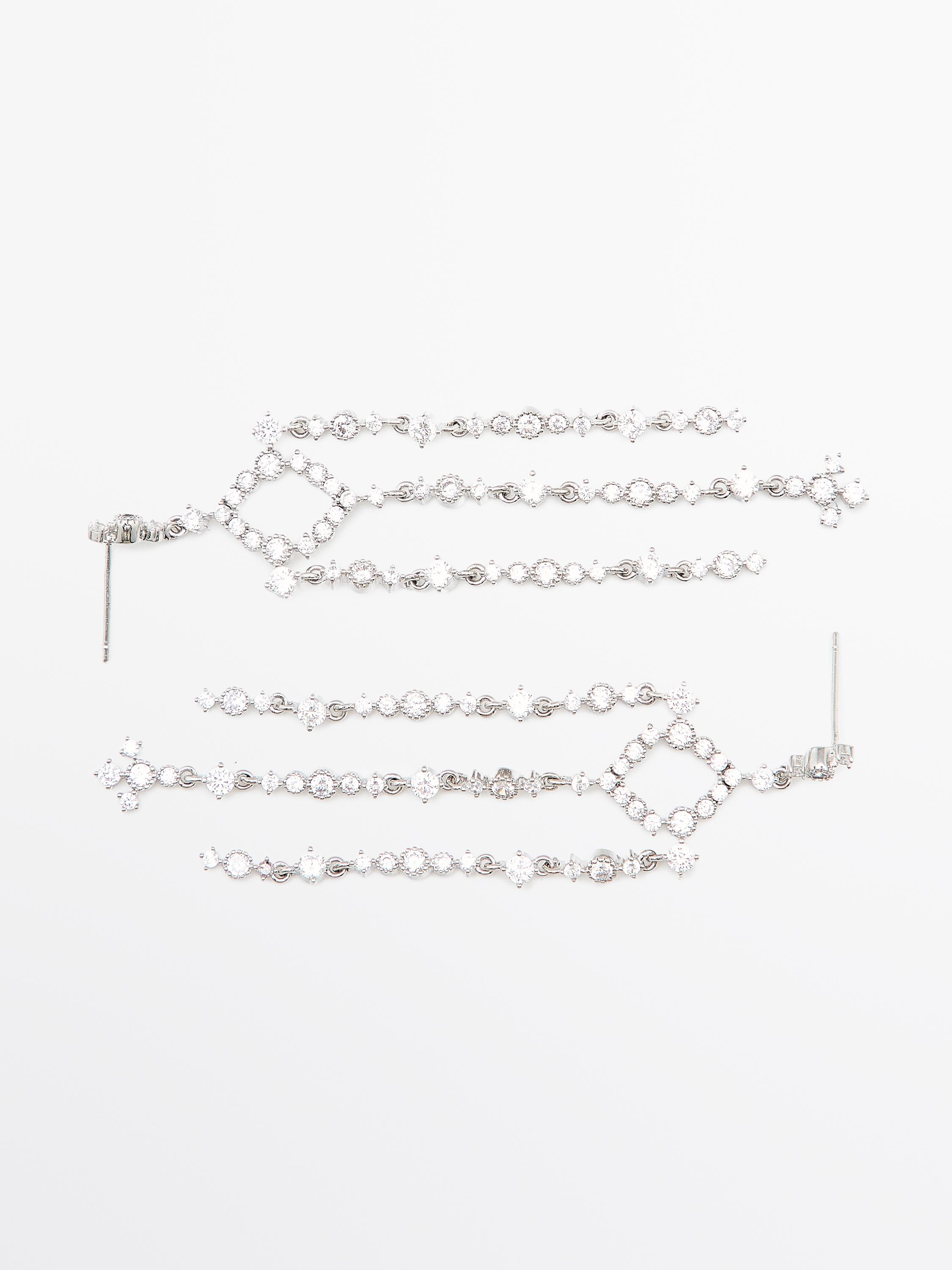 Boucles d’oreilles brillants chandelier